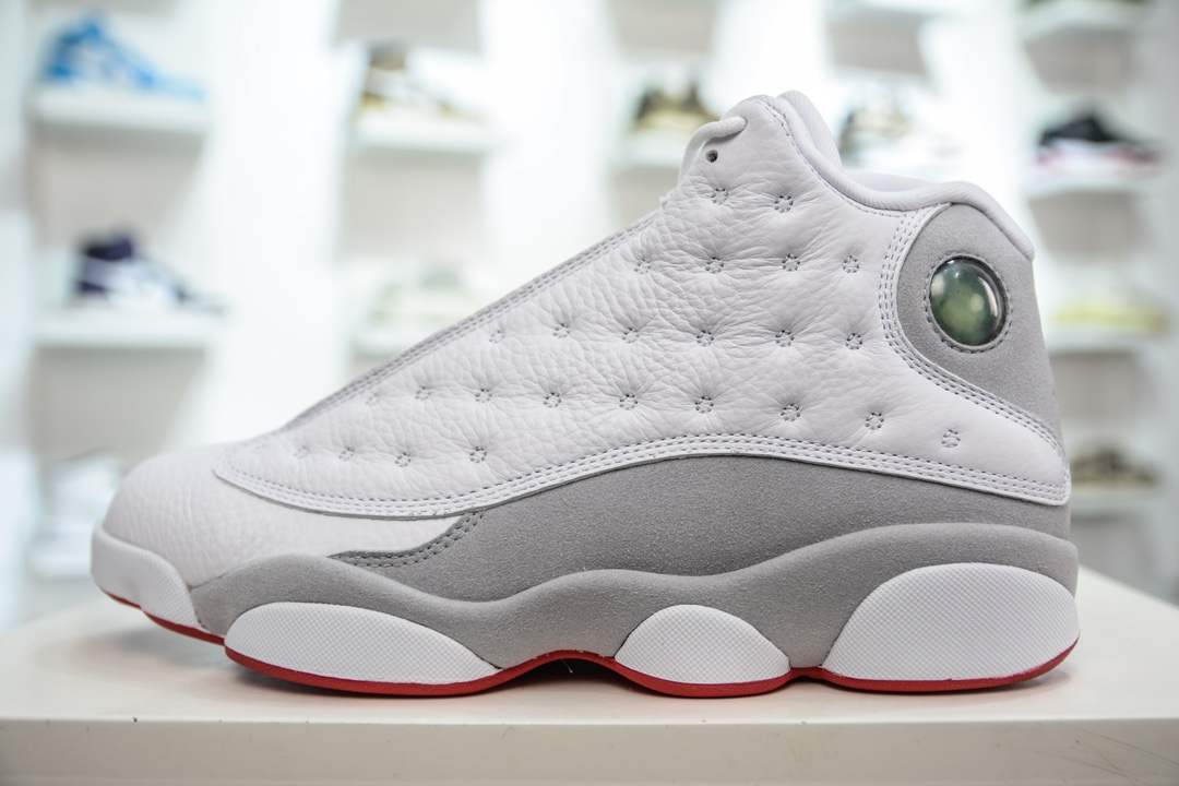 530 神版纯原 Air Jordan AJ13 Retro 白灰 圈内最强13代 414571-160