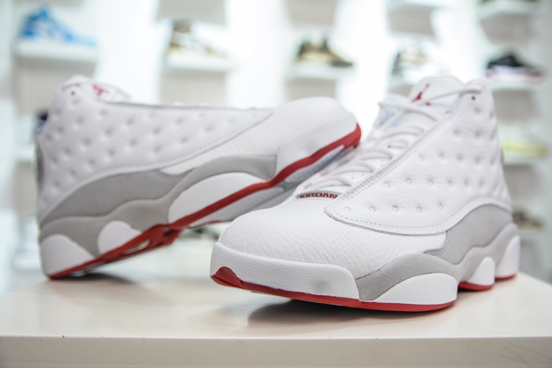 530 神版纯原 Air Jordan AJ13 Retro 白灰 圈内最强13代 414571-160