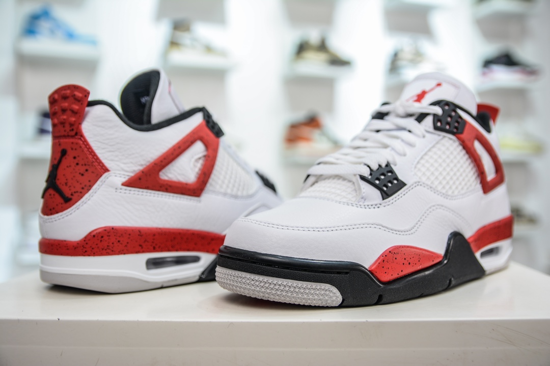 400 神版纯原 Air Jordan AJ4 Retro 黑白红 DH6927-161