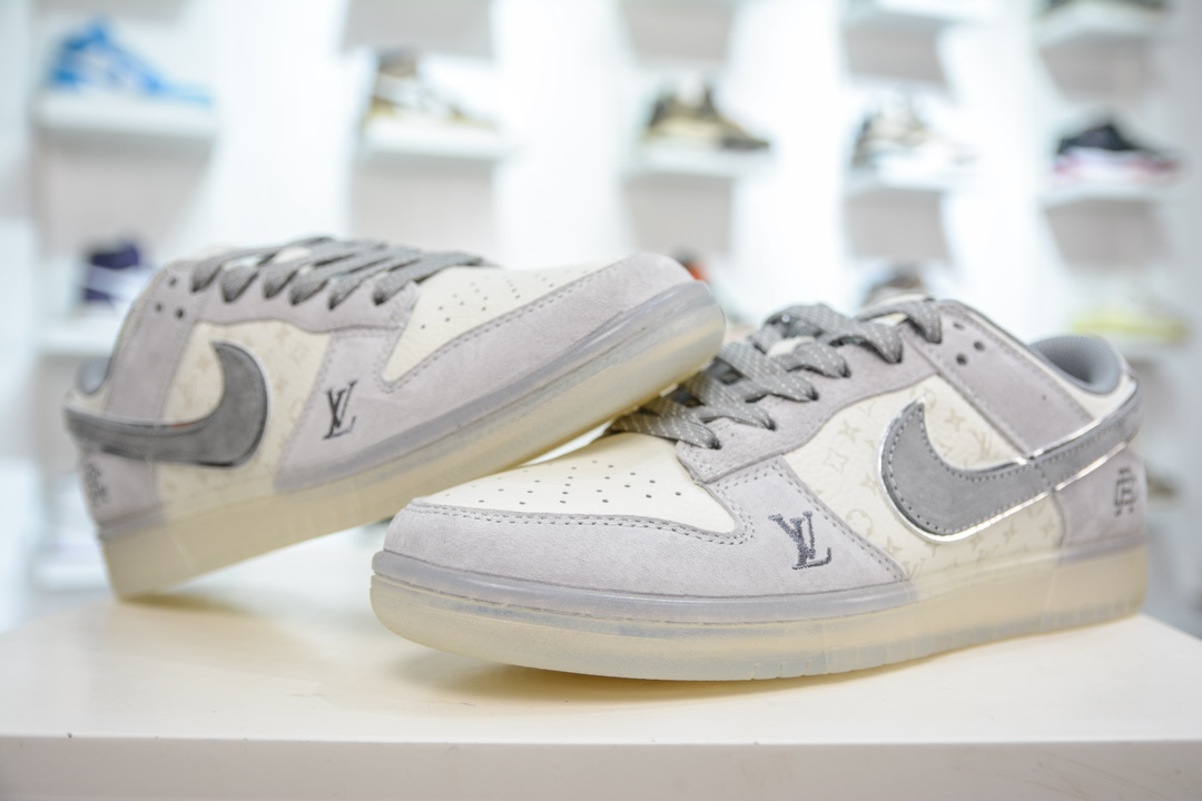 280 LV x Nike Dunk Low 米白灰冠军  CR8033-502