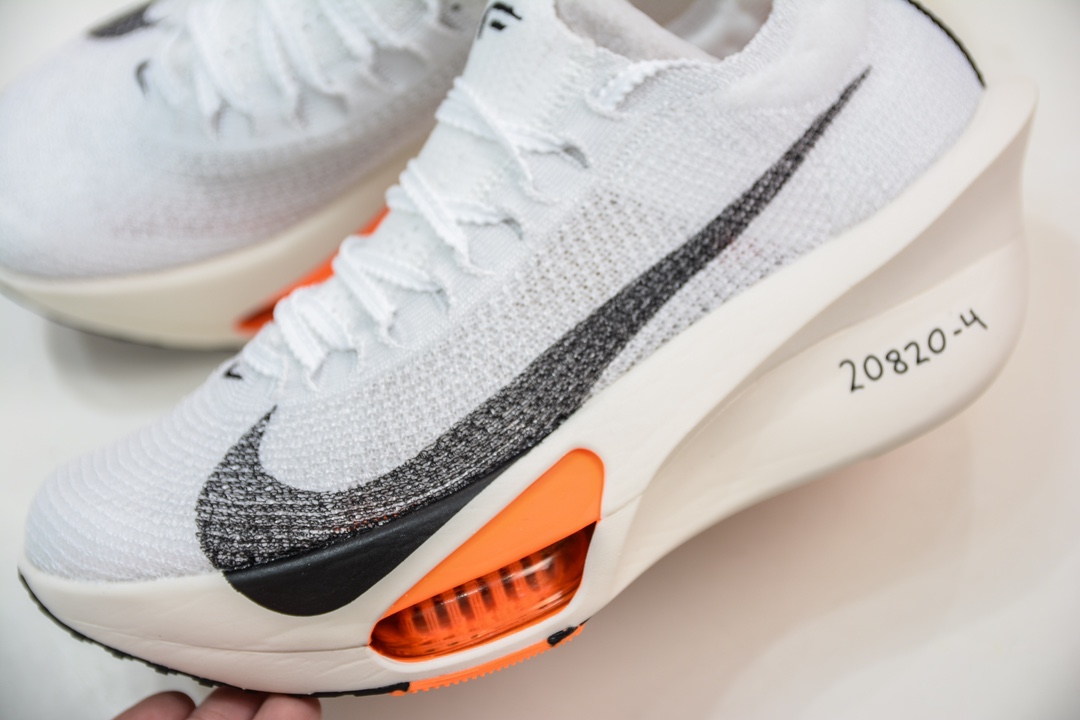 300 X版纯原 NK Zoom VaporFly Next 3Prototype＂白橙黑  FD8356-100