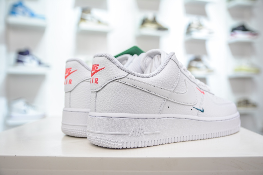 200 HY版纯原 Nike Air Force 1'07 Low 空军一号串标小勾荔枝纹低帮休闲板鞋  CT1989-101