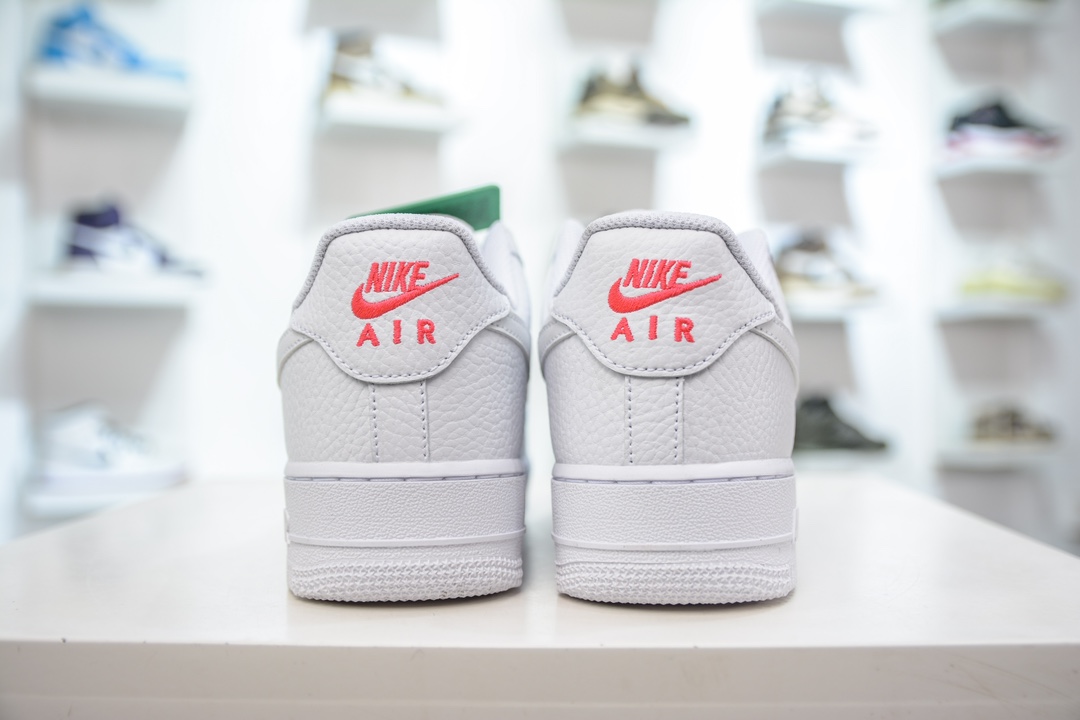 200 HY版纯原 Nike Air Force 1'07 Low 空军一号串标小勾荔枝纹低帮休闲板鞋  CT1989-101