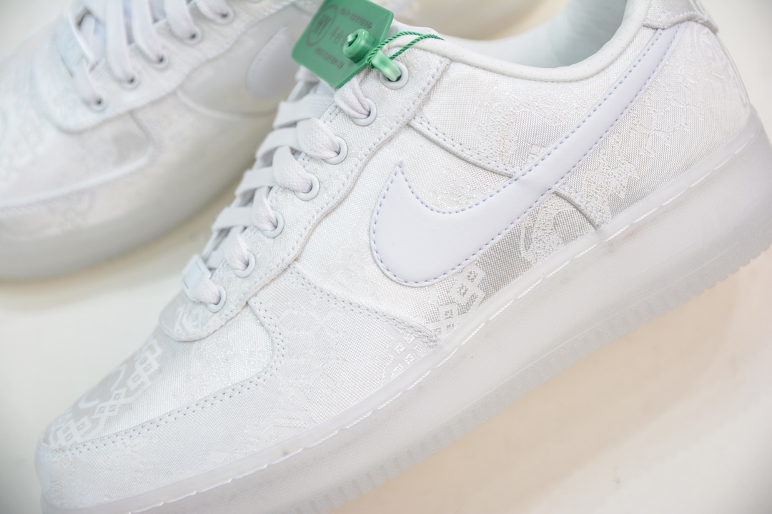 240 Clot x Nike Air Force 1 Premium 白丝绸 AO9286-100