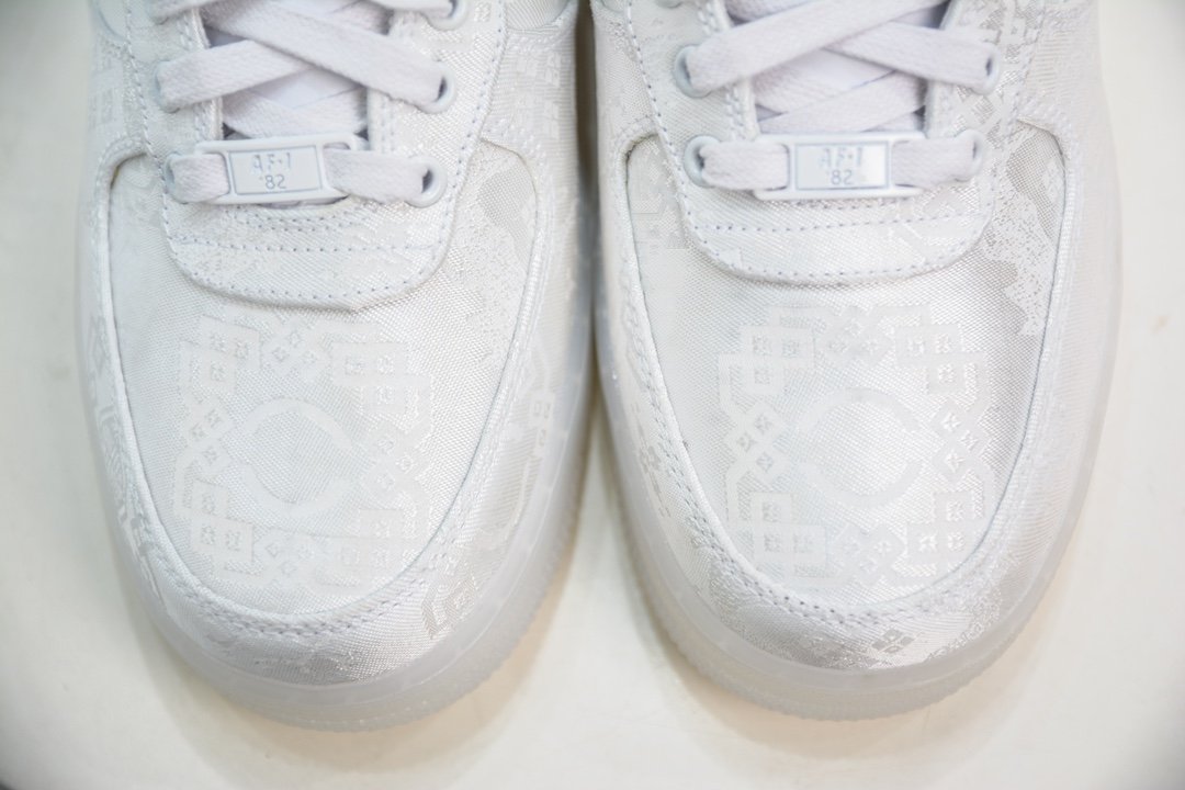 240 Clot x Nike Air Force 1 Premium 白丝绸 AO9286-100