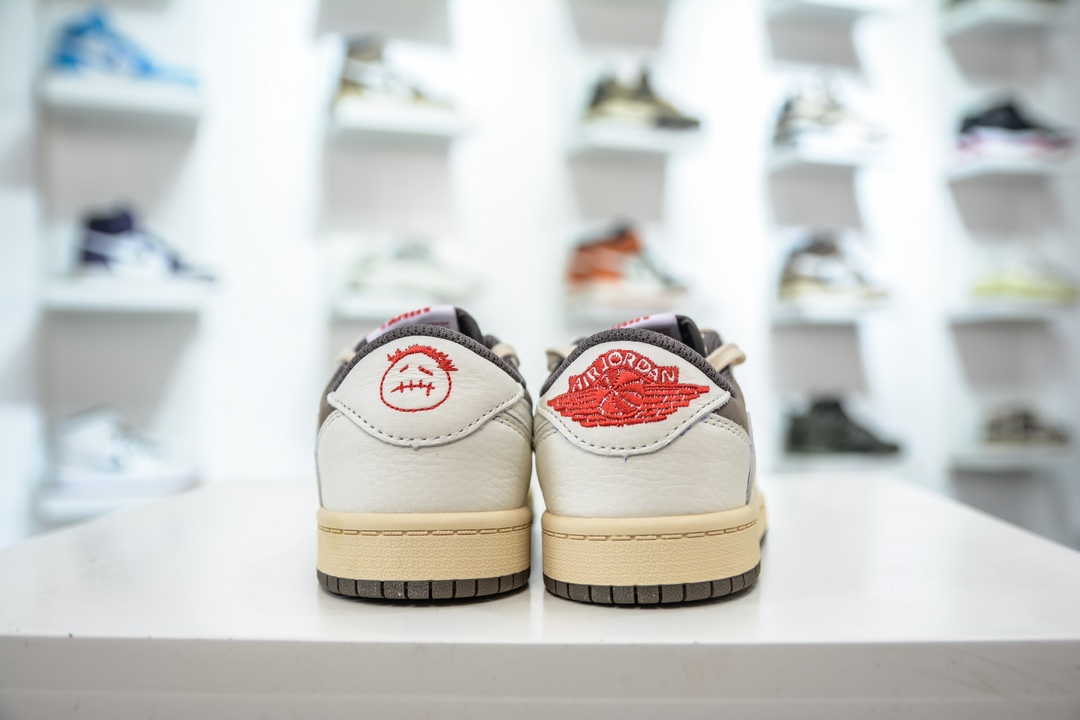 240 Q版纯原 Travis Scott x Air Jordan AJ1 Low OG TS联名倒钩低帮 DO5442-162