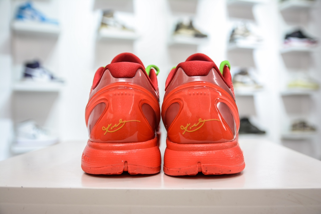 520 GX纯原 NK Zoom KOBE 6 Protro 科比六代 红黑反转青蜂侠 FV4921-600