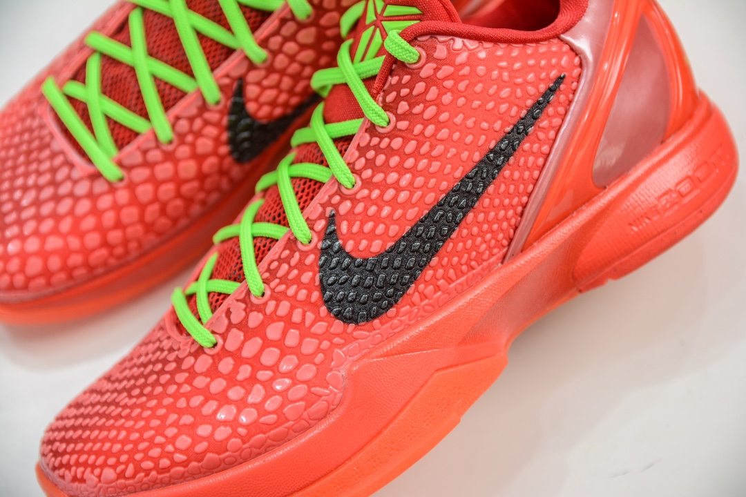 520 GX纯原 NK Zoom KOBE 6 Protro 科比六代 红黑反转青蜂侠 FV4921-600