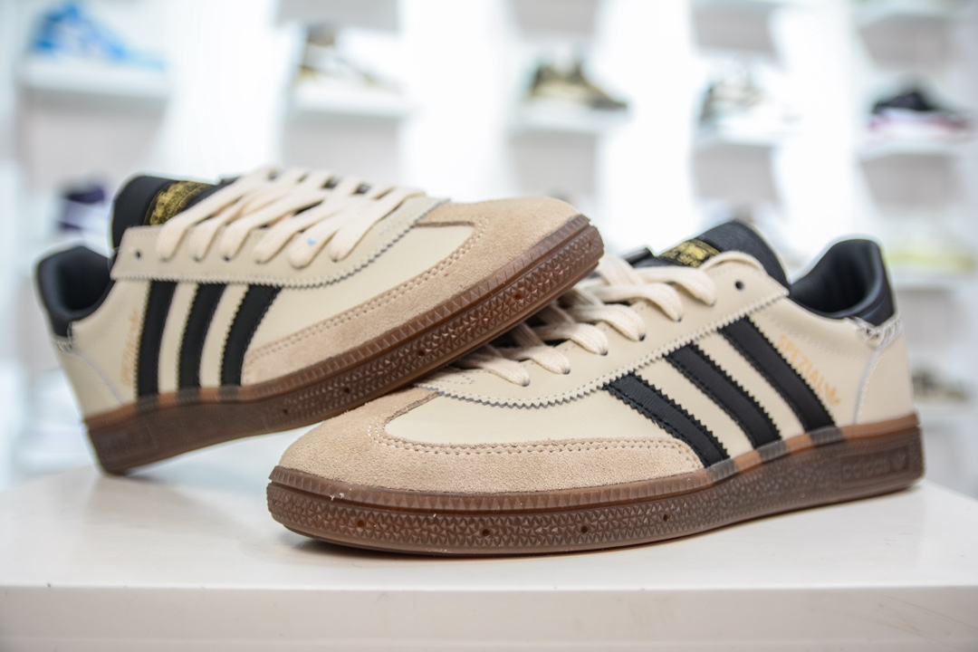 160 YH纯原 adidas Originals Handball Spezial ‘Wonder Beige’马克线  IE3698