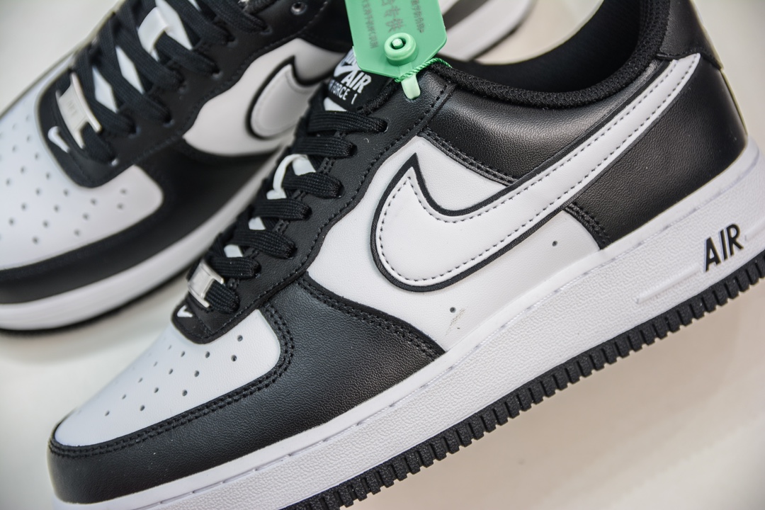 200 HY版纯原 Air Force 1 Low 白黑熊猫  DV0788-001