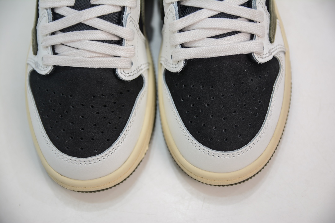 240 Q版纯原 Travis Scott x Air Jordan AJ1 Low OG TS联名倒钩低帮 DZ5909-106