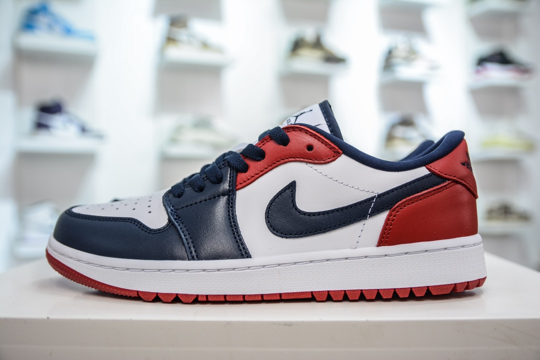 280 DT纯原 Air Jordan AJ1 Low Golf 高尔夫 蓝红  DD9315-113