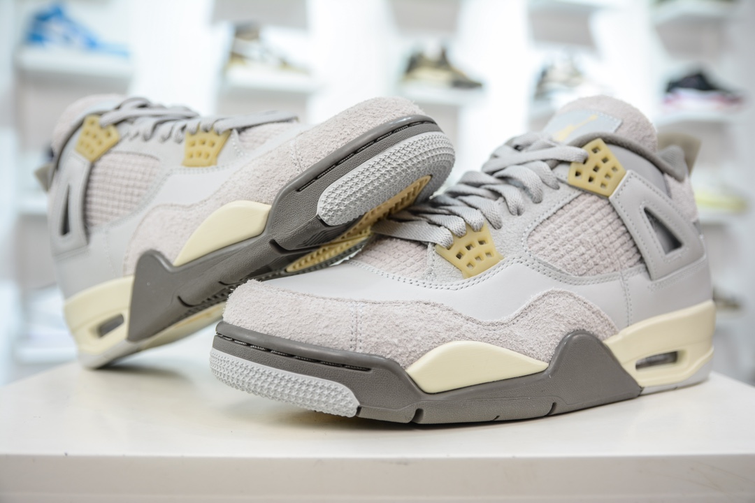 500 GX版纯原 Air Jordan AJ4 SE "Craft" 兔年限定灰兔子  DV3742-021