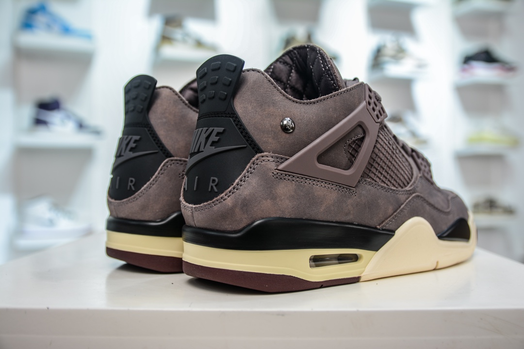 550 GX版纯原 A Ma Maniére x Air Jordan AJ4 Retro SP"Violet Ore" AMM联名酒红  DV6773-220