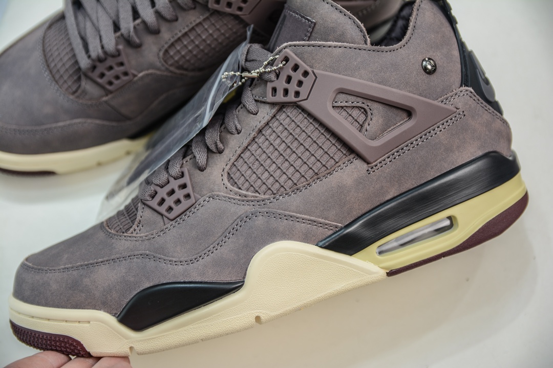 550 GX版纯原 A Ma Maniére x Air Jordan AJ4 Retro SP"Violet Ore" AMM联名酒红  DV6773-220