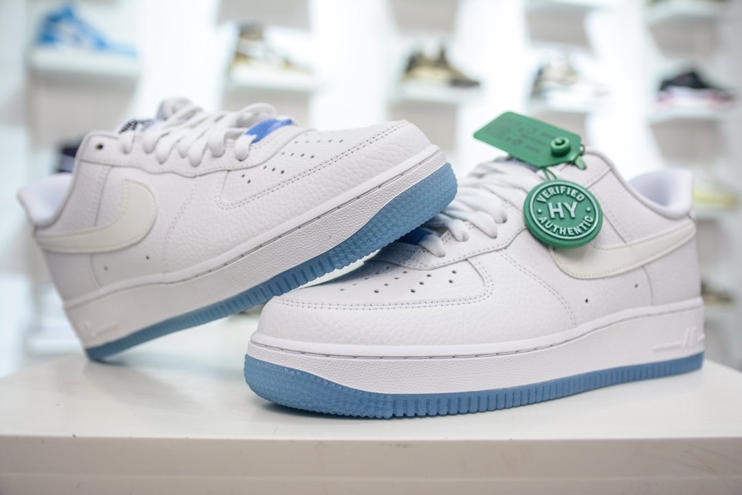 200 HY版纯原 Nike Air Force 1 07 AF1 白蓝 DA8301-101