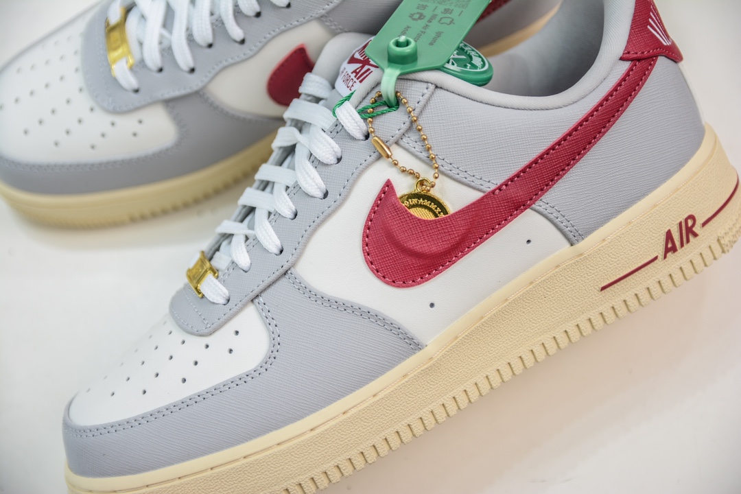 200 Nike Air Force 1 Low 07 灰白红金币 DV7584-001