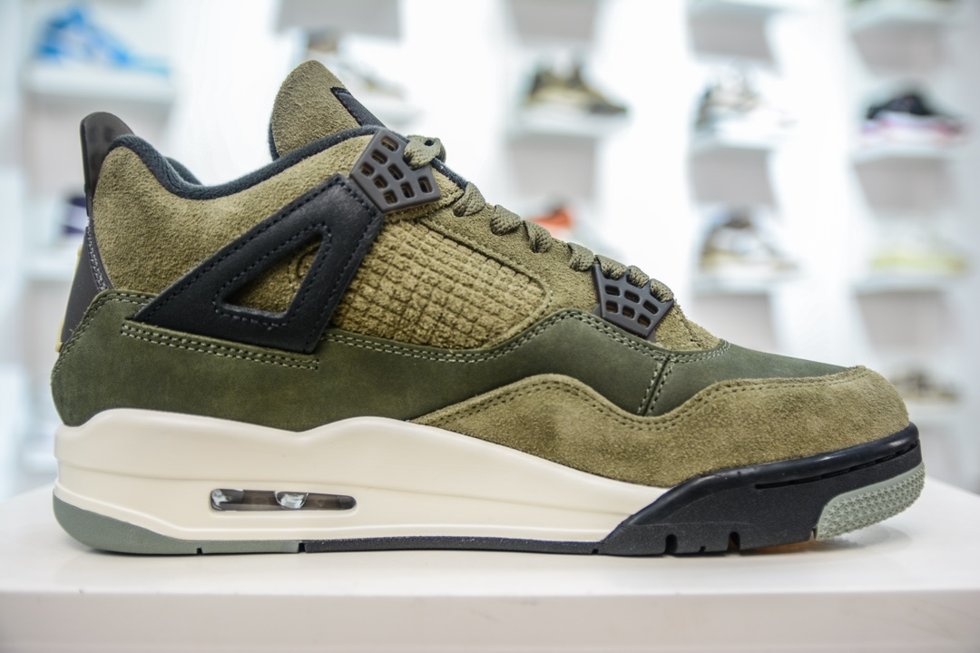 500 GX版纯原 Air Jordan 4 "Olive" AJ4 军绿色FB9927-200