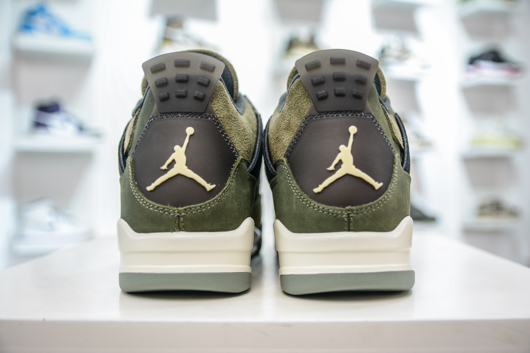 500 GX版纯原 Air Jordan 4 "Olive" AJ4 军绿色FB9927-200