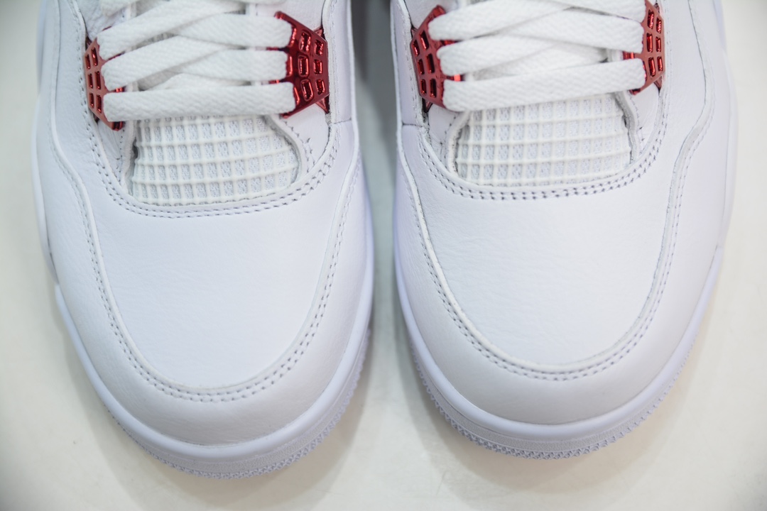 500 GX版纯原 Air Jordan 4 white university red AJ4 白红 CT8527-112