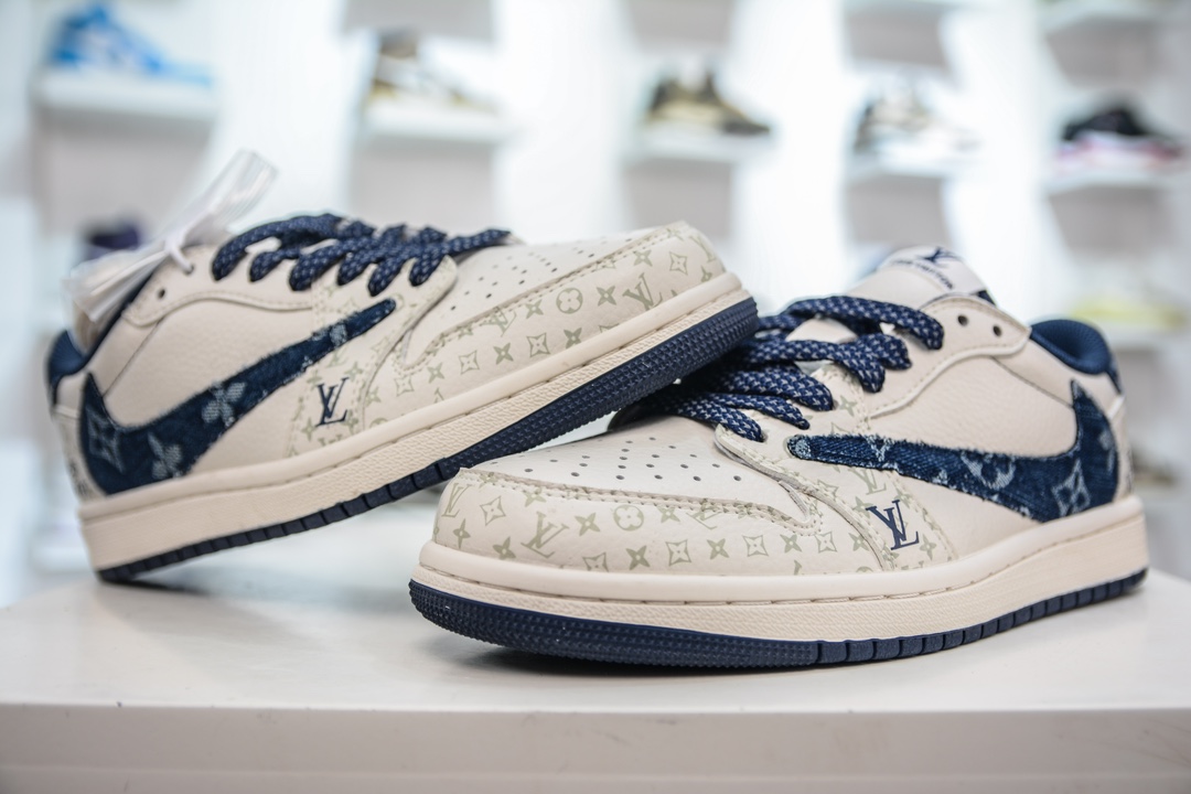 270 TS x Air Jordan AJ1 Low 倒钩低帮联名定制配色  SJ2068-004