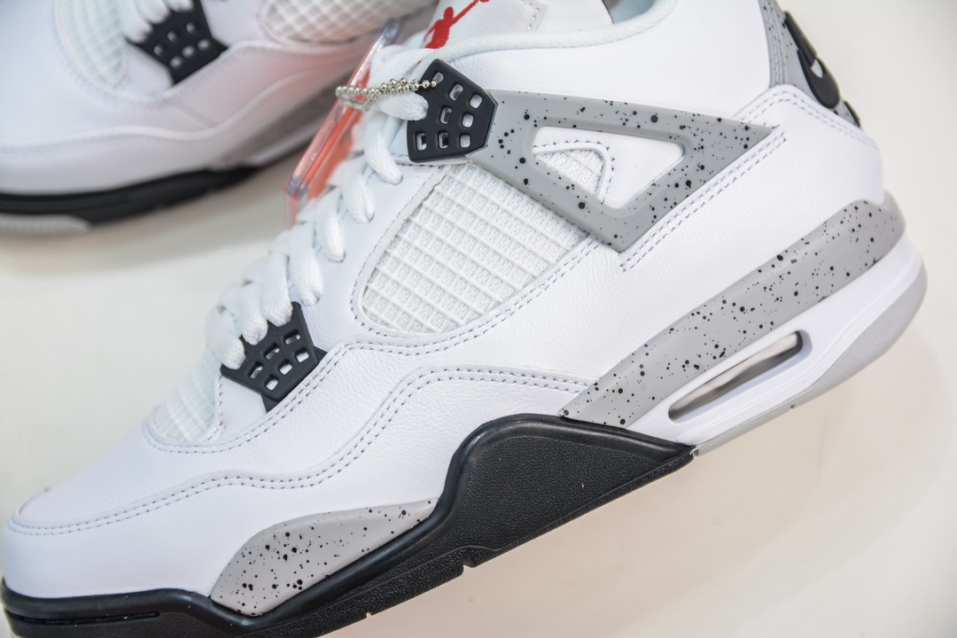 500 GX版纯原 Air Jordan 4 retro White Cement 白水泥 AJ4 白灰 840606-192