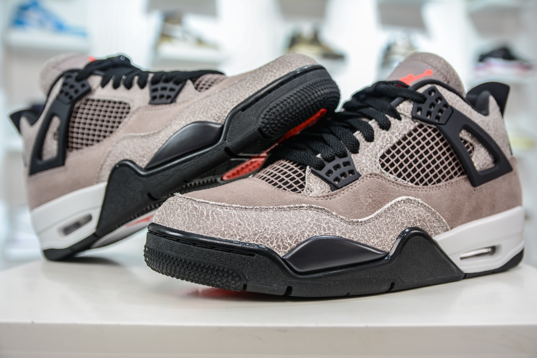 500 GX版纯原 Air Jordan 4 retro ”Taupe Haze” AJ4 黑棕 摩卡 DB0732-200