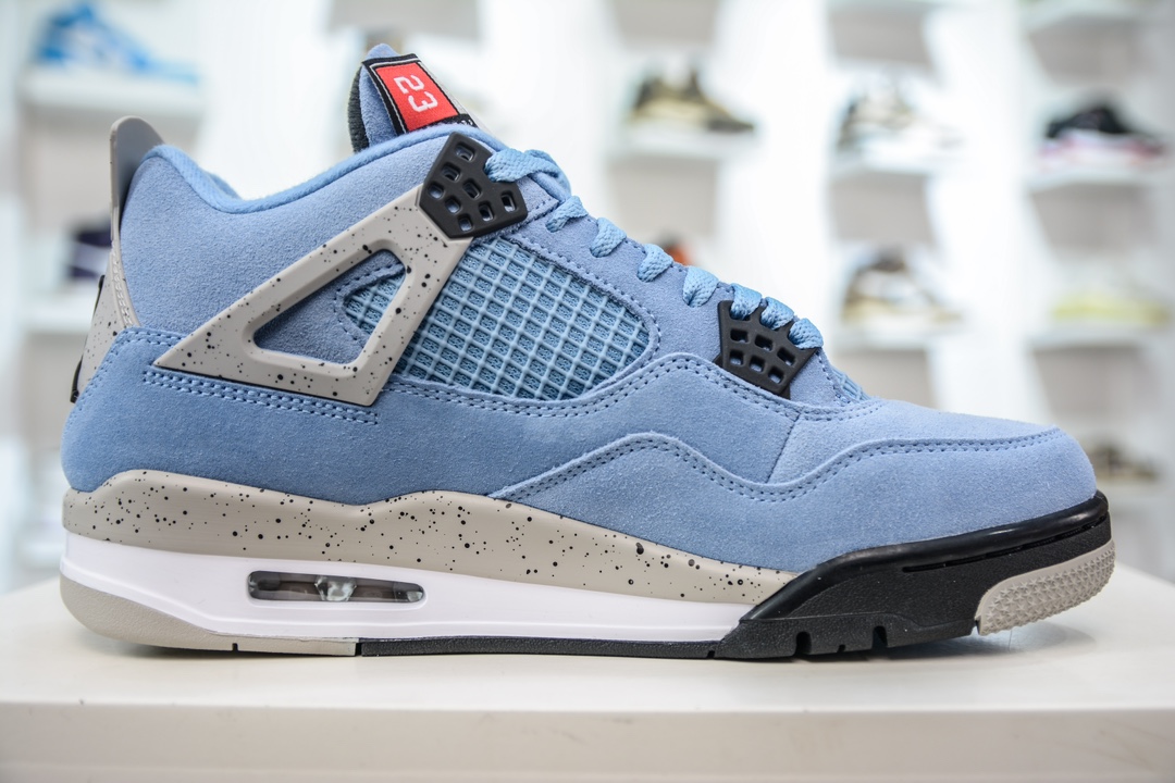 500 GX版纯原 Air Jordan 4 retro ”University Blue” AJ4 大学蓝  CT8527-400