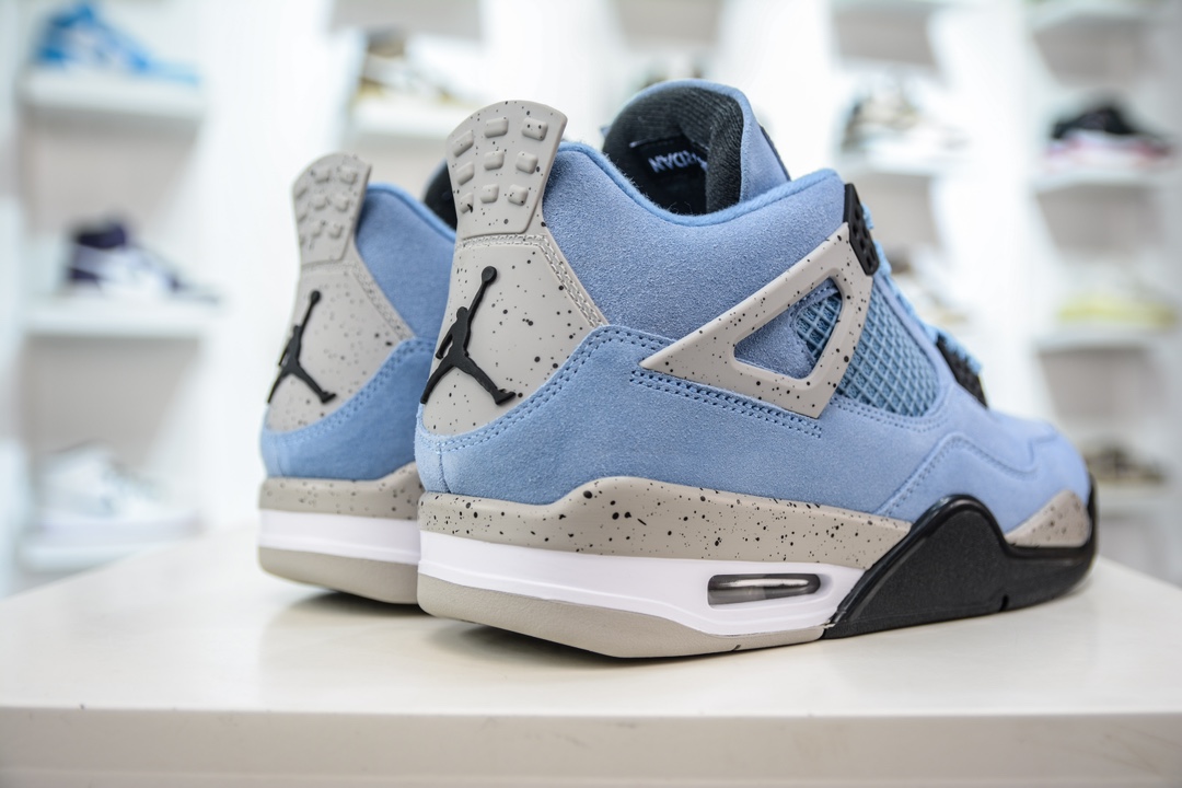 500 GX版纯原 Air Jordan 4 retro ”University Blue” AJ4 大学蓝  CT8527-400