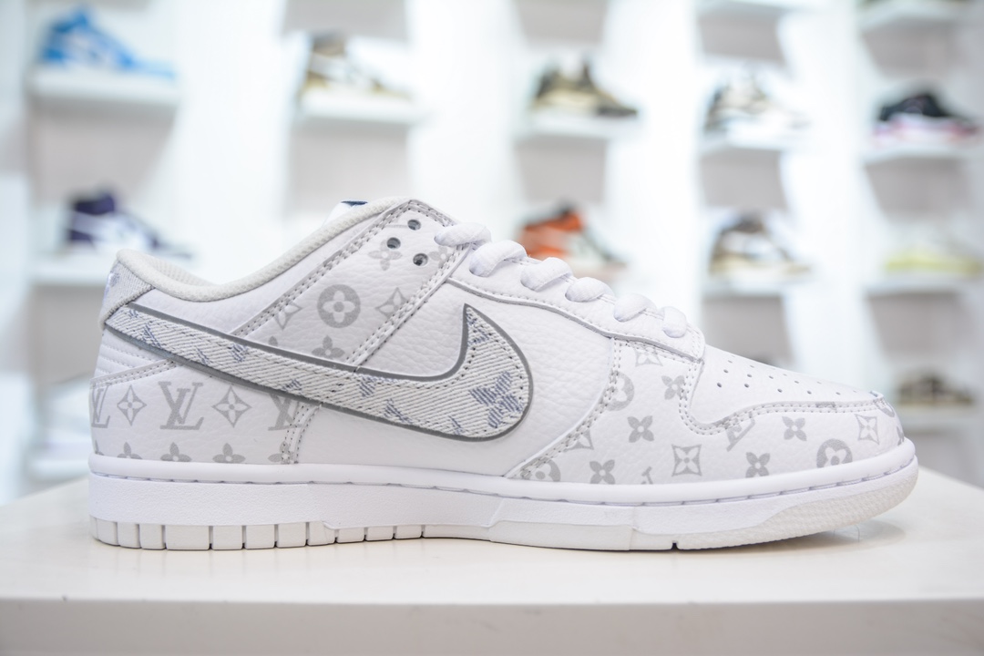 280 LV x Nike Dunk Low 白灰  LV0526-592