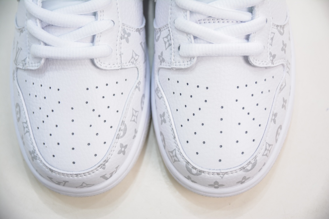 LV x Nike Dunk Low White Grey LV0526-592