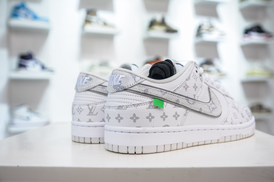 280 LV x Nike Dunk Low 白灰  LV0526-592