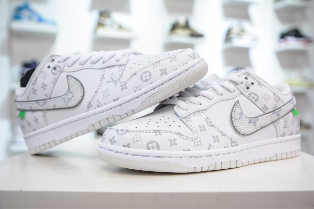 280 LV x Nike Dunk Low 白灰  LV0526-592