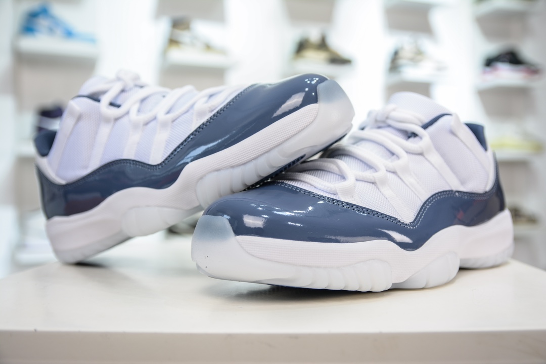 340 纯原 Air Jordan 11 Retro Low ”Diffused Blue” 低帮 复古篮球鞋  FV5104-104