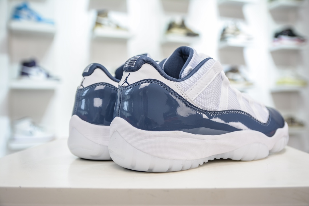 340 纯原 Air Jordan 11 Retro Low ”Diffused Blue” 低帮 复古篮球鞋  FV5104-104