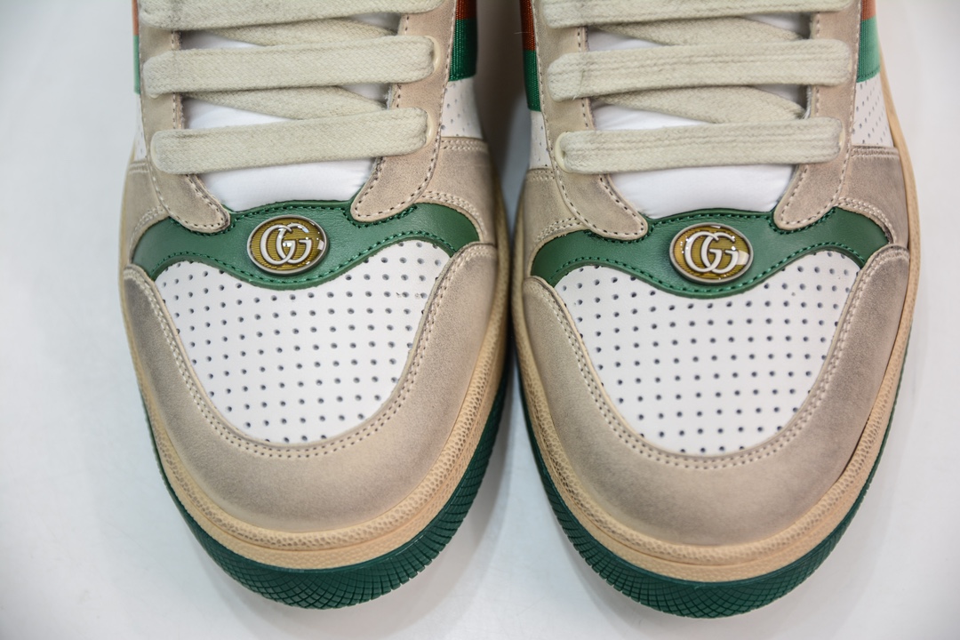 380 M版纯原 Gucci Screener sneaker 古驰双G小脏鞋系列复古怀旧校园风低帮板鞋