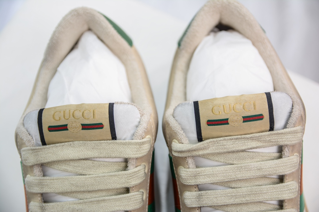 380 M版纯原 Gucci Screener sneaker 古驰双G小脏鞋系列复古怀旧校园风低帮板鞋