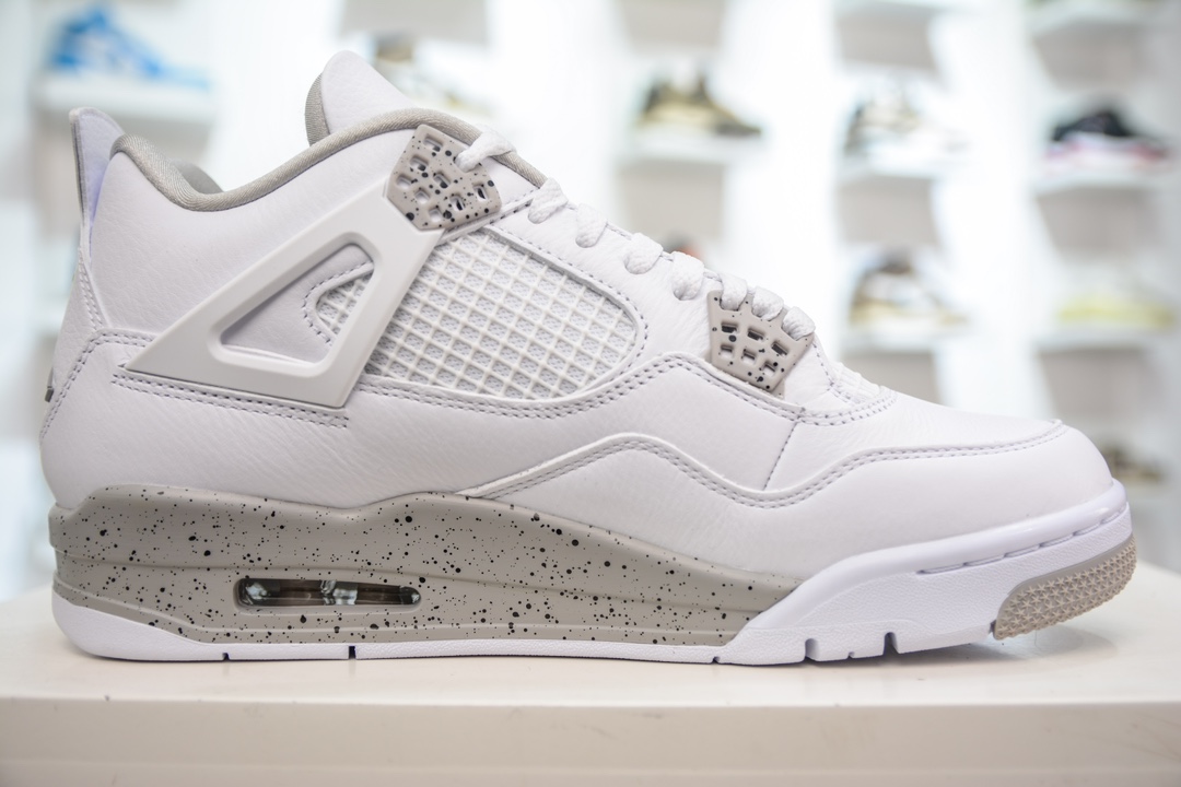 500 GX版纯原 Air Jordan 4 retro ”Tech White” AJ4 白奥利奥 CT8527-100