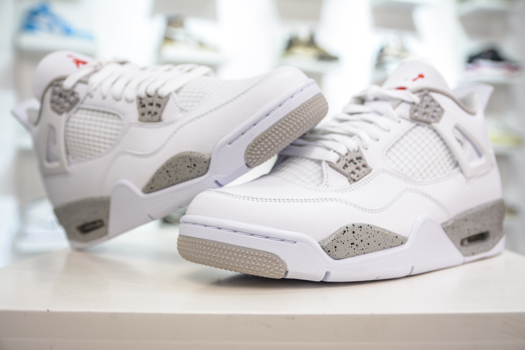 500 GX版纯原 Air Jordan 4 retro ”Tech White” AJ4 白奥利奥 CT8527-100