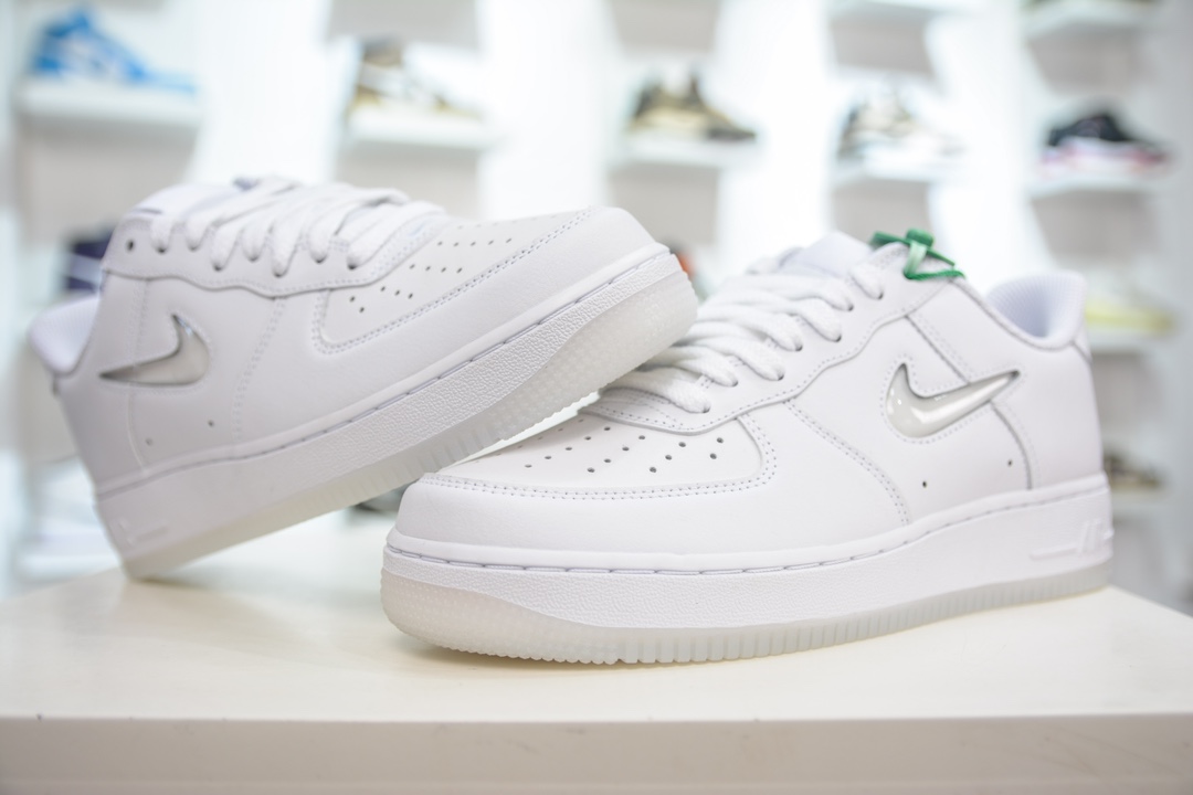 200 HY版纯原 Nike Air Force 1 Low 07 纯白水晶勾  FN5924-100