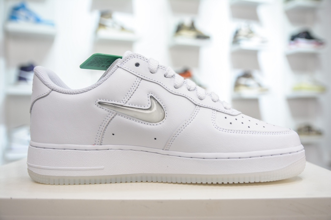 200 HY版纯原 Nike Air Force 1 Low 07 纯白水晶勾  FN5924-100