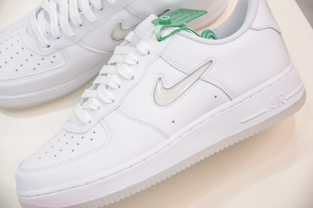 200 HY版纯原 Nike Air Force 1 Low 07 纯白水晶勾  FN5924-100