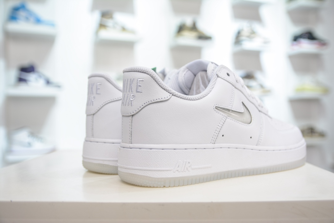 200 HY版纯原 Nike Air Force 1 Low 07 纯白水晶勾  FN5924-100