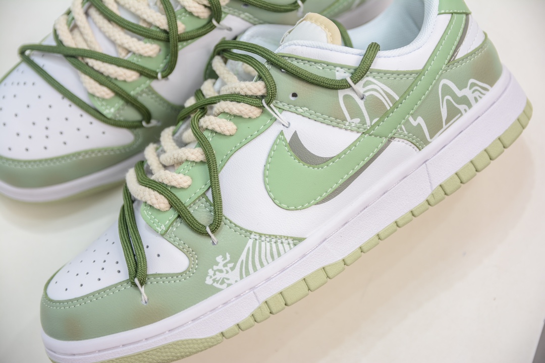 180 Nike Dunk Low 宫廷龙井茶 米绿 DV0831-003