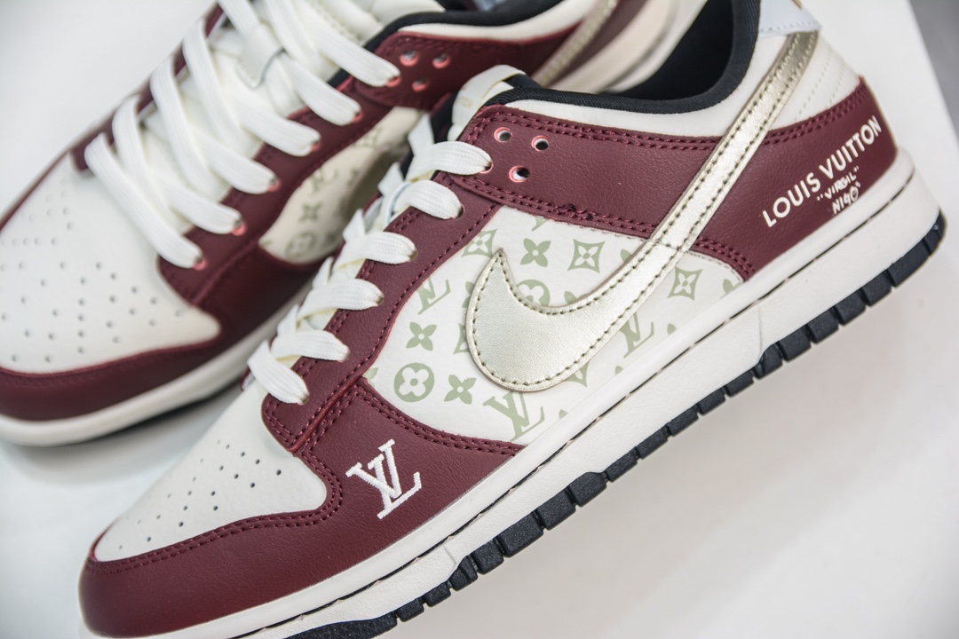 270 LV x Nike Dunk Low 酒红银勾 FC1688-188