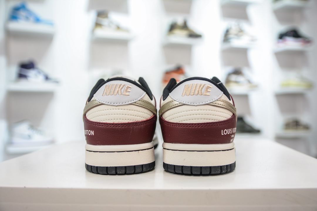 270 LV x Nike Dunk Low 酒红银勾 FC1688-188