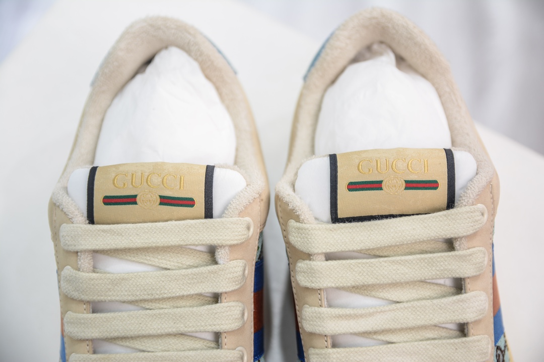 380 M版纯原 Gucci Screener sneaker 古驰双G小脏鞋系列复古怀旧校园风低帮板鞋