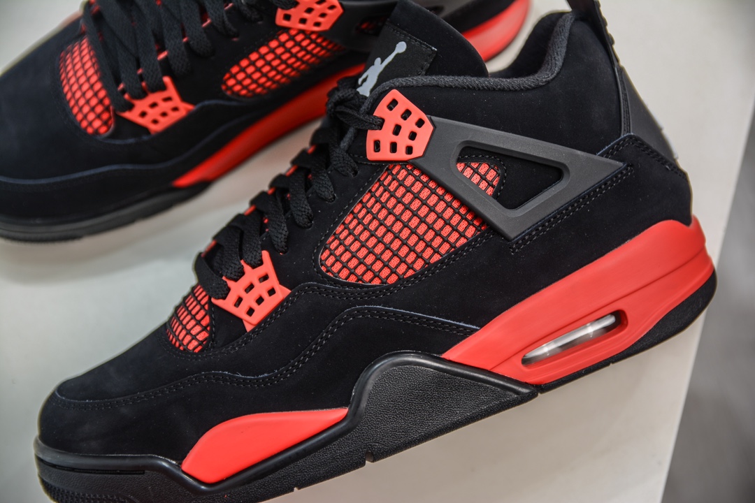 500 GX版纯原 Air Jordan 4 retro "Red Thunder" AJ4 红雷电 CT8527-016