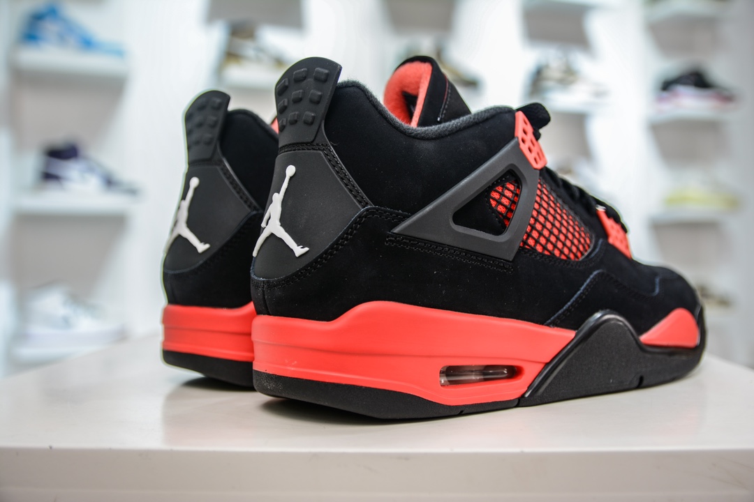 500 GX版纯原 Air Jordan 4 retro "Red Thunder" AJ4 红雷电 CT8527-016