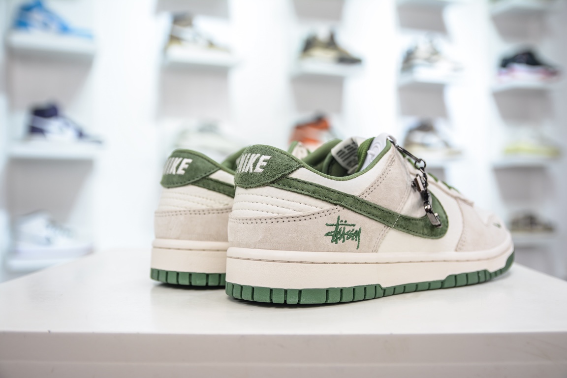 280 Stussy x Nike Dunk Low 斯图西 米绿猪八 DQ1098-340